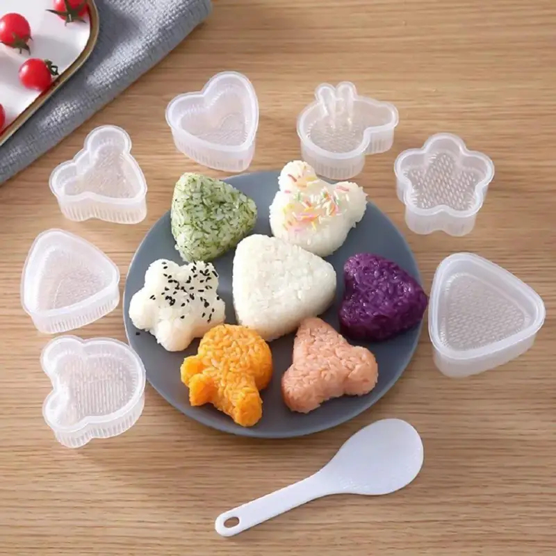 Home Cooking Services - 1/2/3/4/5/6-teiliges Cartoon-Sushi-Formen-Set Tierformen Kreativ und Spaßig