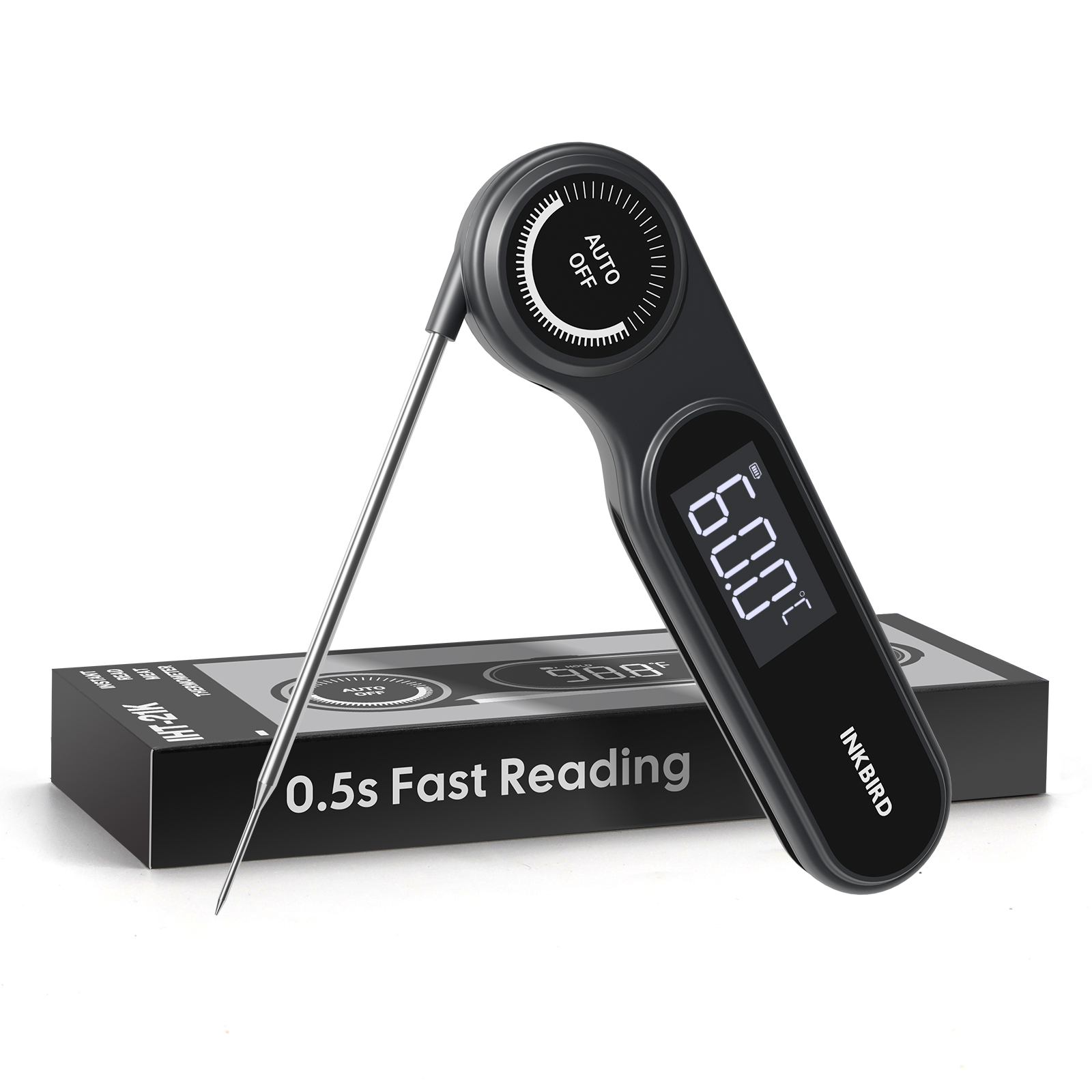 Home Cooking Fast Foods - INKBIRD IHT-21K 0,5 s Ultraschnelles Fleischthermometer