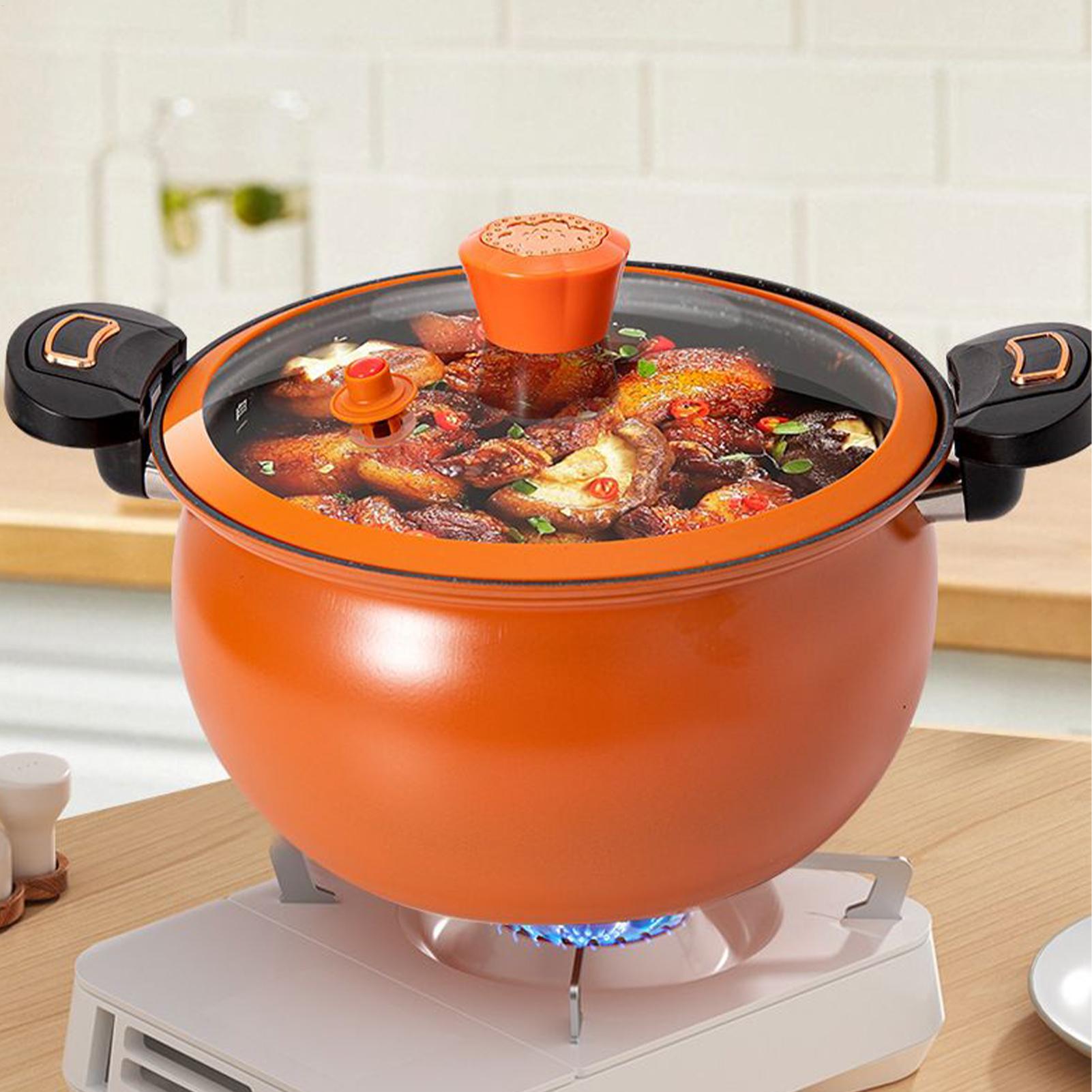 Home Cooking Fast Foods - Schnellkochtopf für die Küche mit Schnellaufheizfunktion,