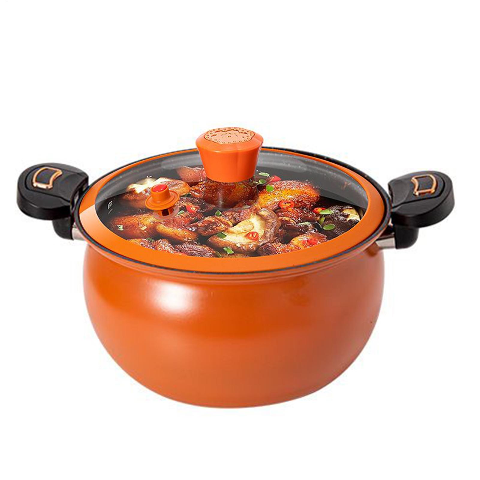 Home Cooking Fast Foods - Kleiner Schnellkochtopf, antihaftbeschichteter Kochtopf, schnell erhitzend,