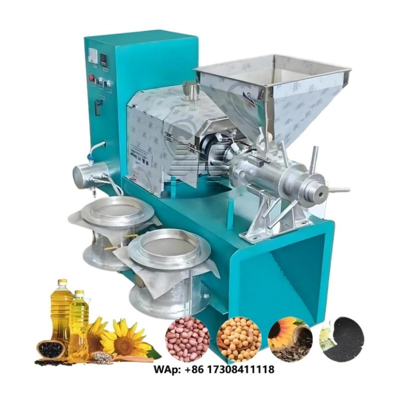 Home Cooking Oil Making Machine - Kleine Kommerzielle Mini-Kaltölpresse 35kg/h Speiseöl-Herstellungsmaschine Sojabohnenöl-Extraktions-Minimaschine