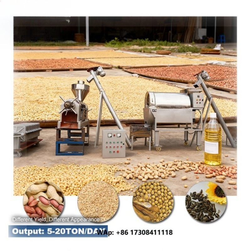 Home Cooking Oil Making Machine - Qualitätsgesicherte Ölpressmaschine für Sonnenblumen-, Sojabohnen-, Sesam-,