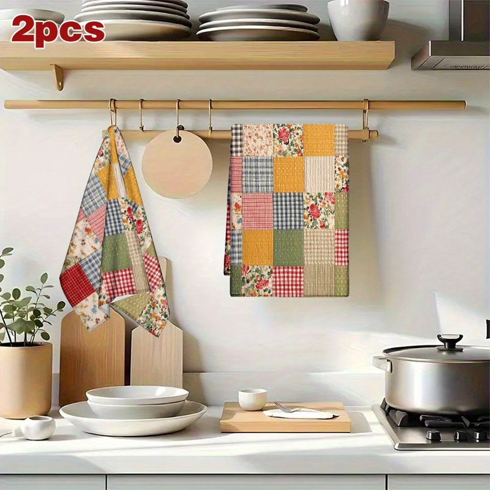2 Stück, karierte Küchentücher – Home Cooking Is The Best Bewertung und Preis
