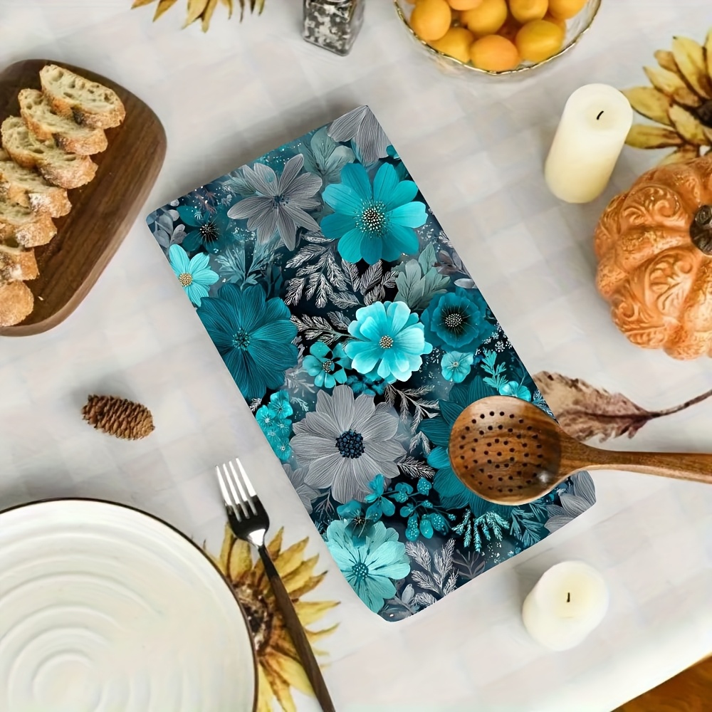 2 Stück, blaue Küchentücher mi – Home Cooking Is The Best Bewertung und Preis
