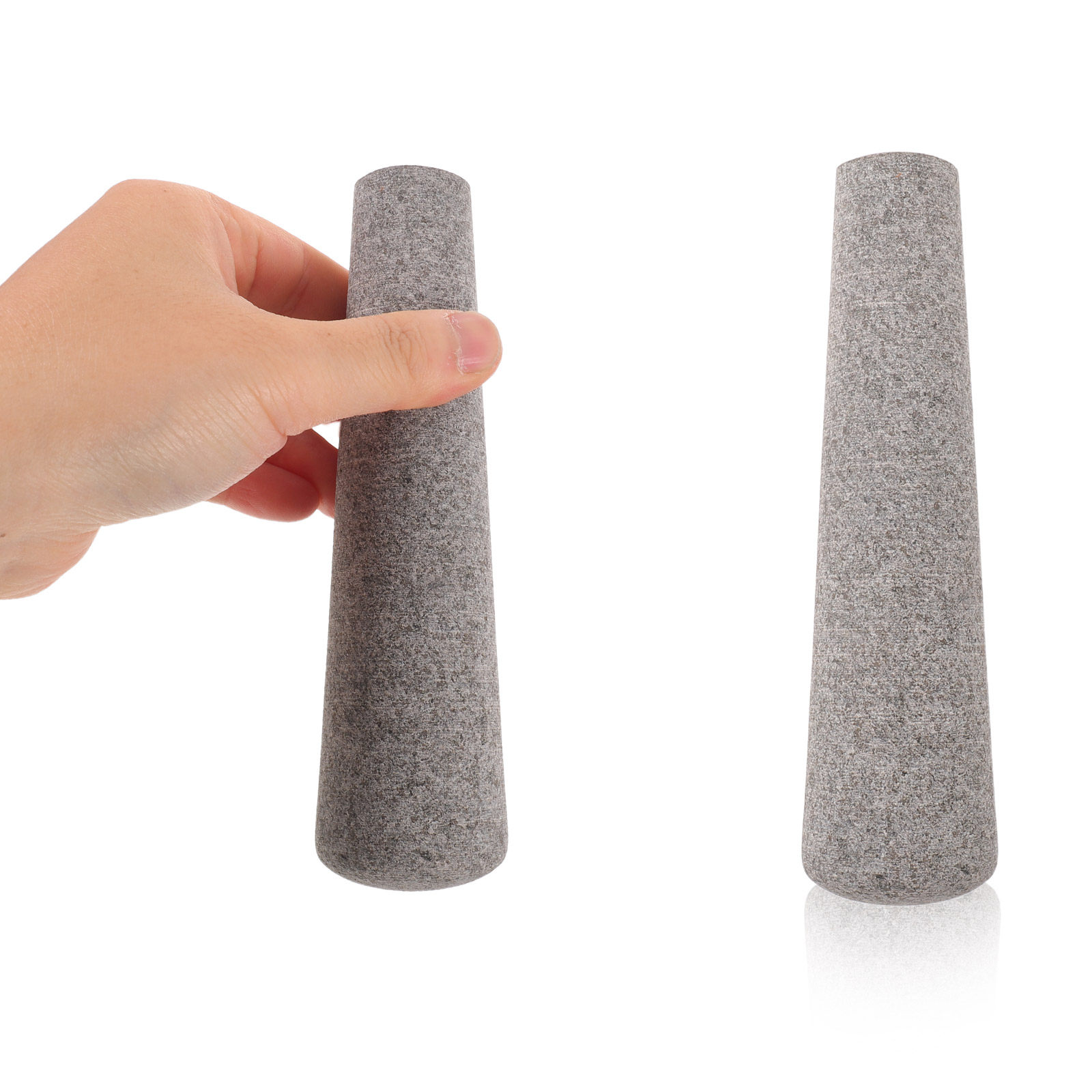 Granit-Stößel, schwerer Steinm – Mortar Pestle Granite Bewertung und Preis