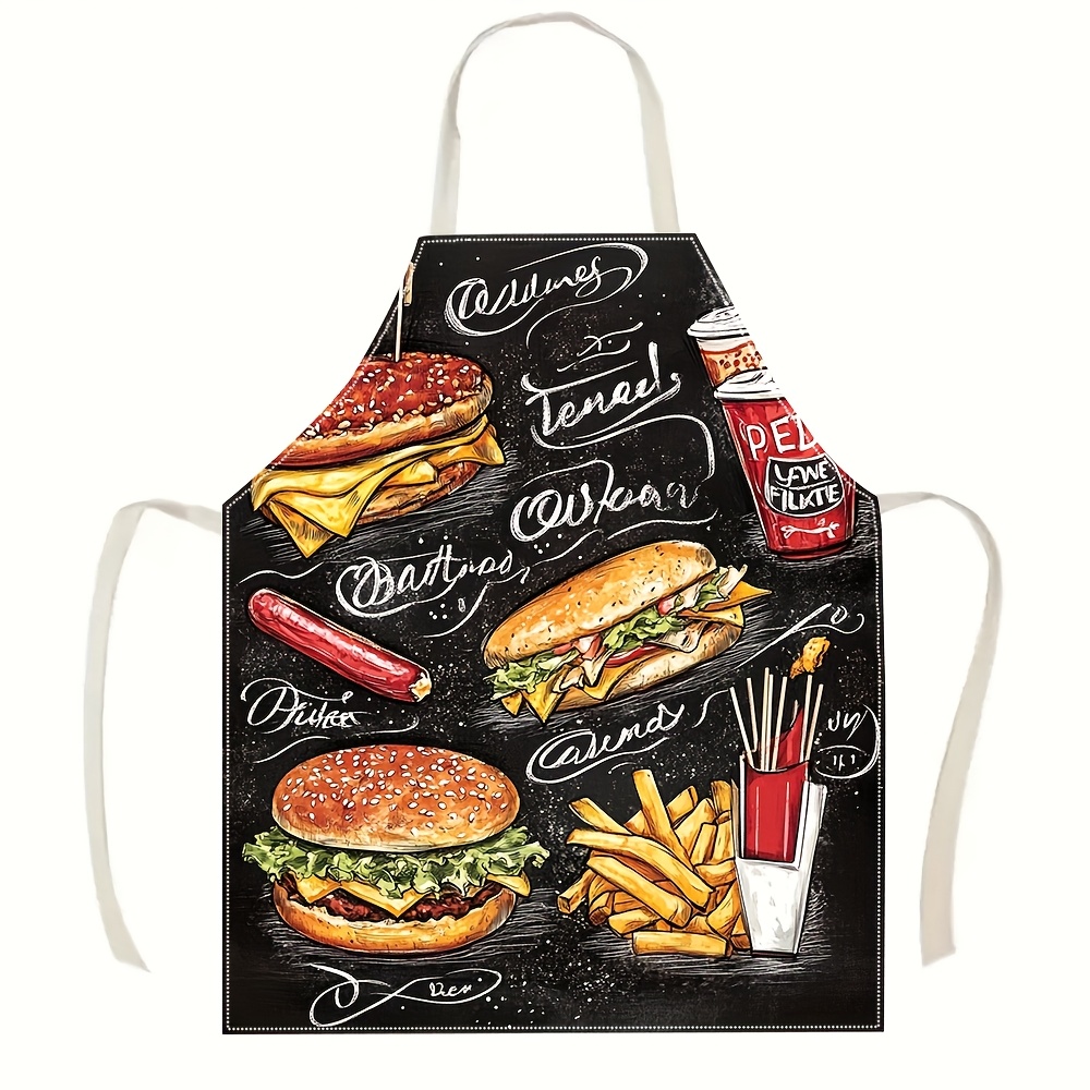 1 Stück Schwarze Tafel-Schürze – Home Cooking Fast Foods Bewertung und Preis