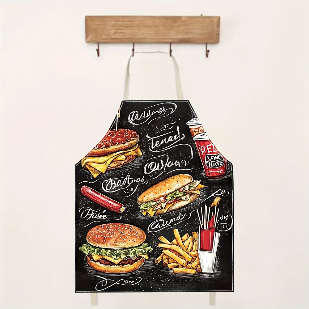 1 Stück Schwarze Tafel-Schürze – Home Cooking Fast Foods Bewertung und Preis