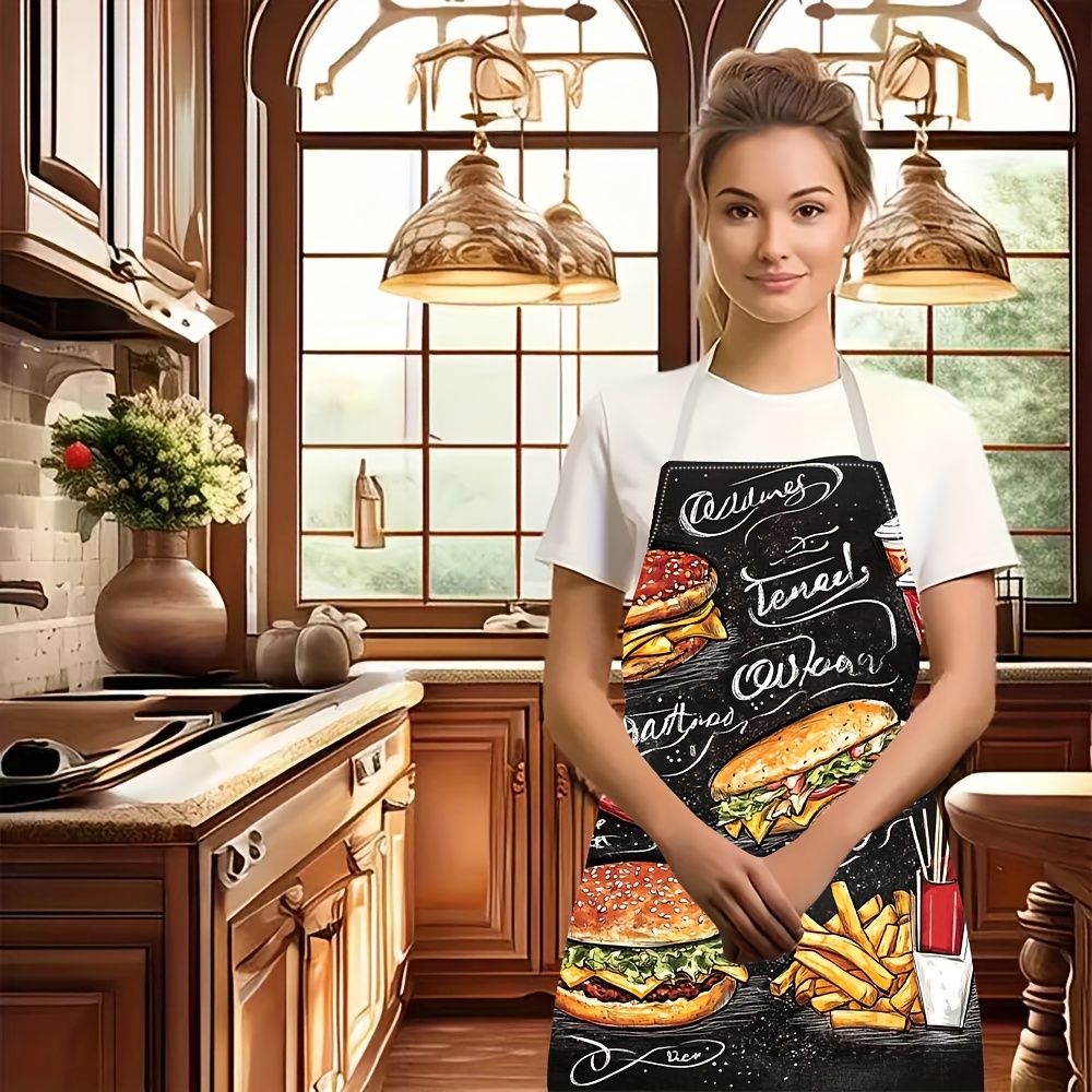 1 Stück Schwarze Tafel-Schürze – Home Cooking Fast Foods Bewertung und Preis