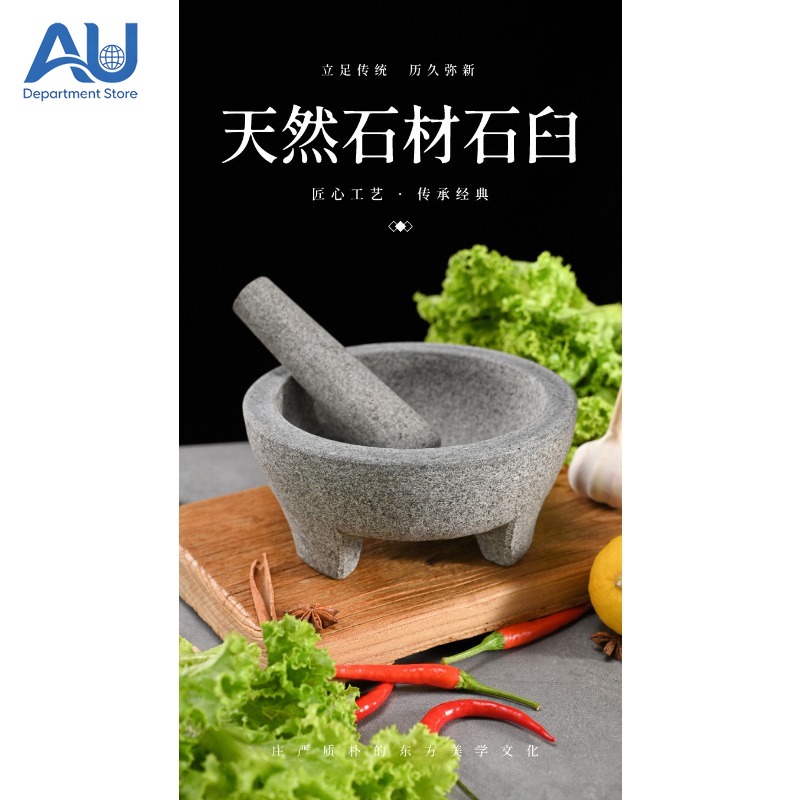 Natürlicher Granit-Mörser und  – Mortar Pestle Granite Bewertung und Preis