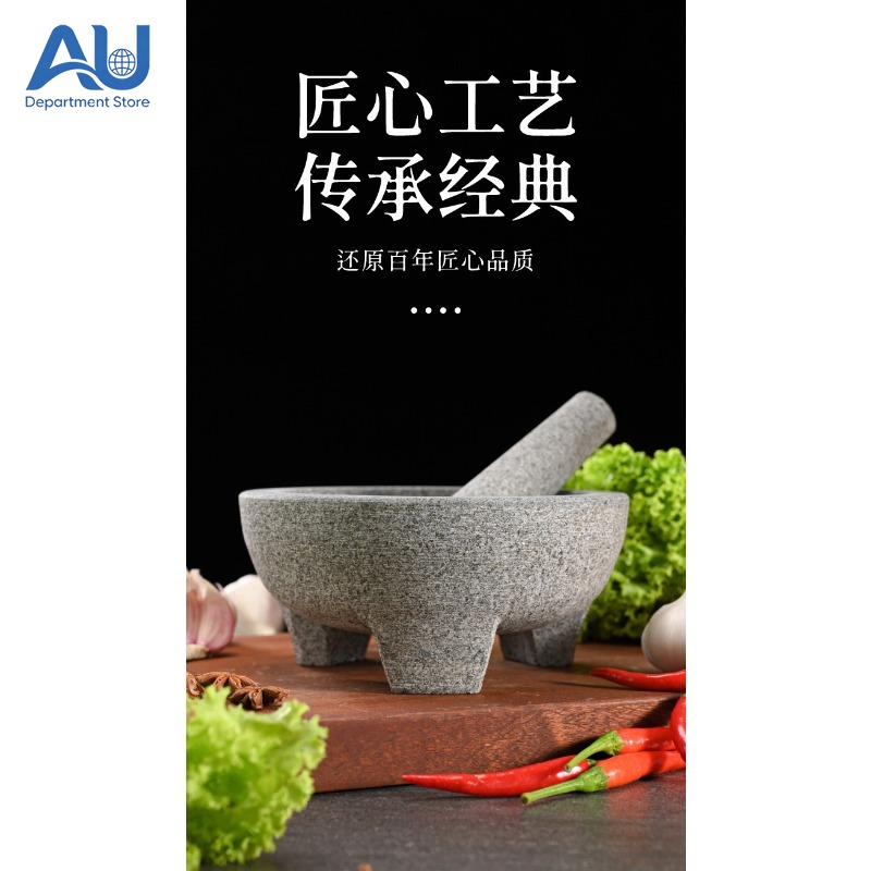Natürlicher Granit-Mörser und  – Mortar Pestle Granite Bewertung und Preis
