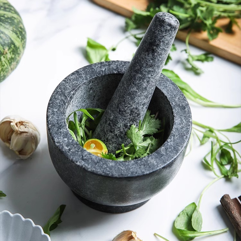 Mörser- und Stößel-Set, schwer – Mortar Pestle Granite Bewertung und Preis