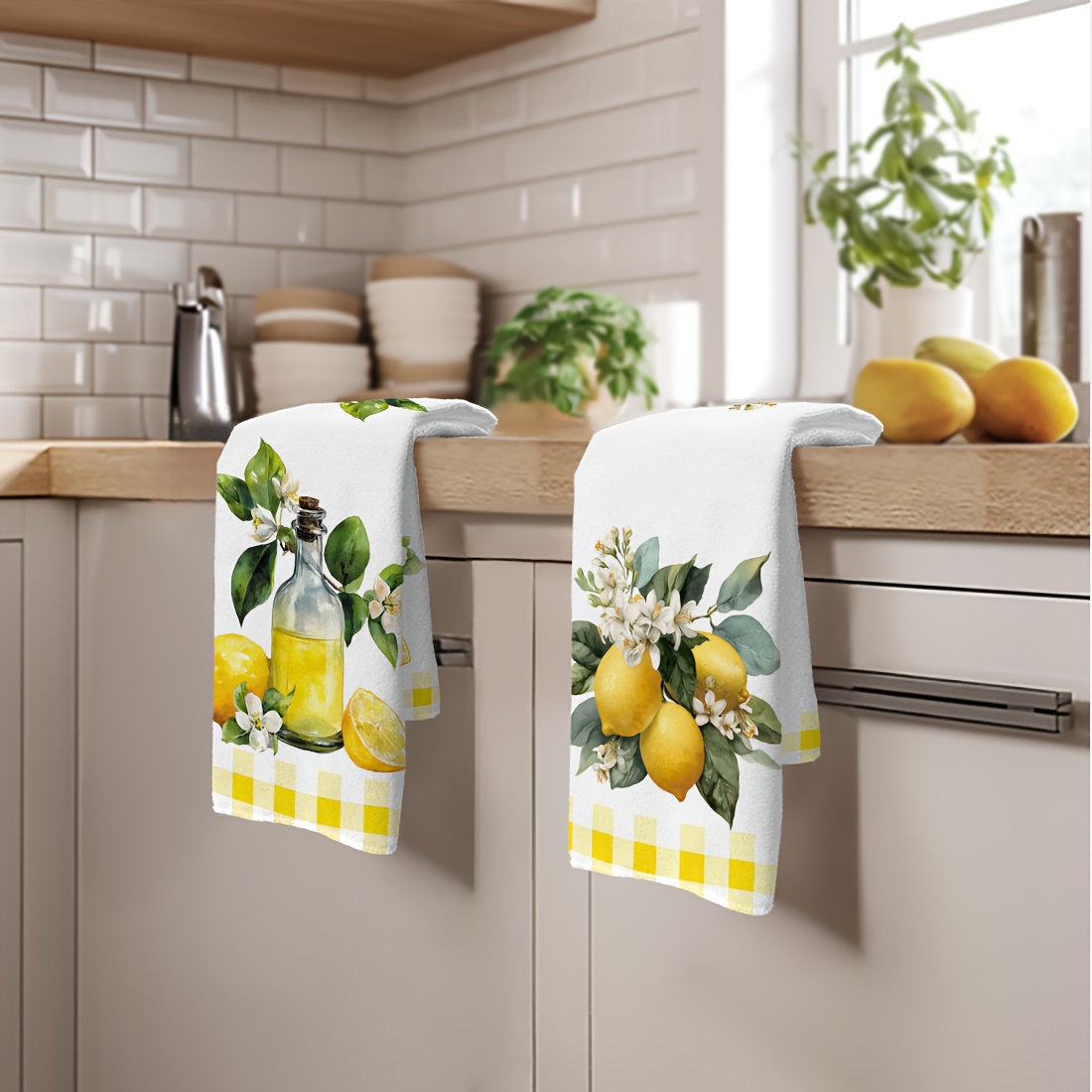 2 Stück, Küchentücher mit Zitr – Home Cooking Is The Best Bewertung und Preis