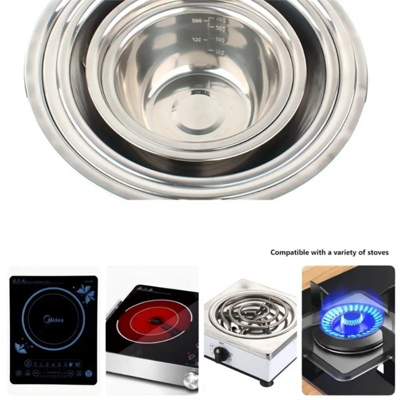 Edelstahl-Rührschüsseln, tragb – Home Cooking Services Bewertung und Preis