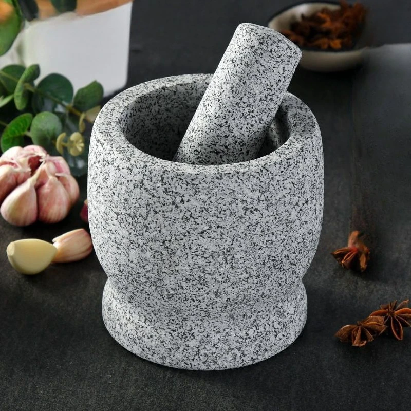 Haushalts- und Gewerbe-Granit- – Mortar Pestle Granite Bewertung und Preis