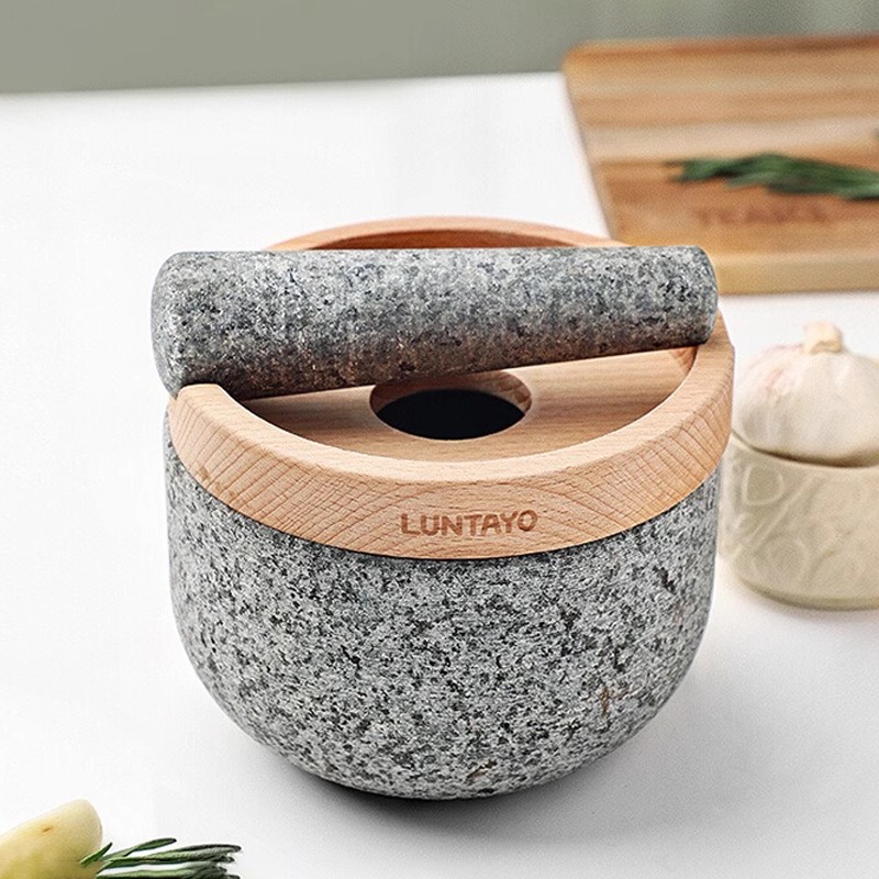 Stößel- und Mörser-Set aus hoc – Mortar Pestle Granite Bewertung und Preis