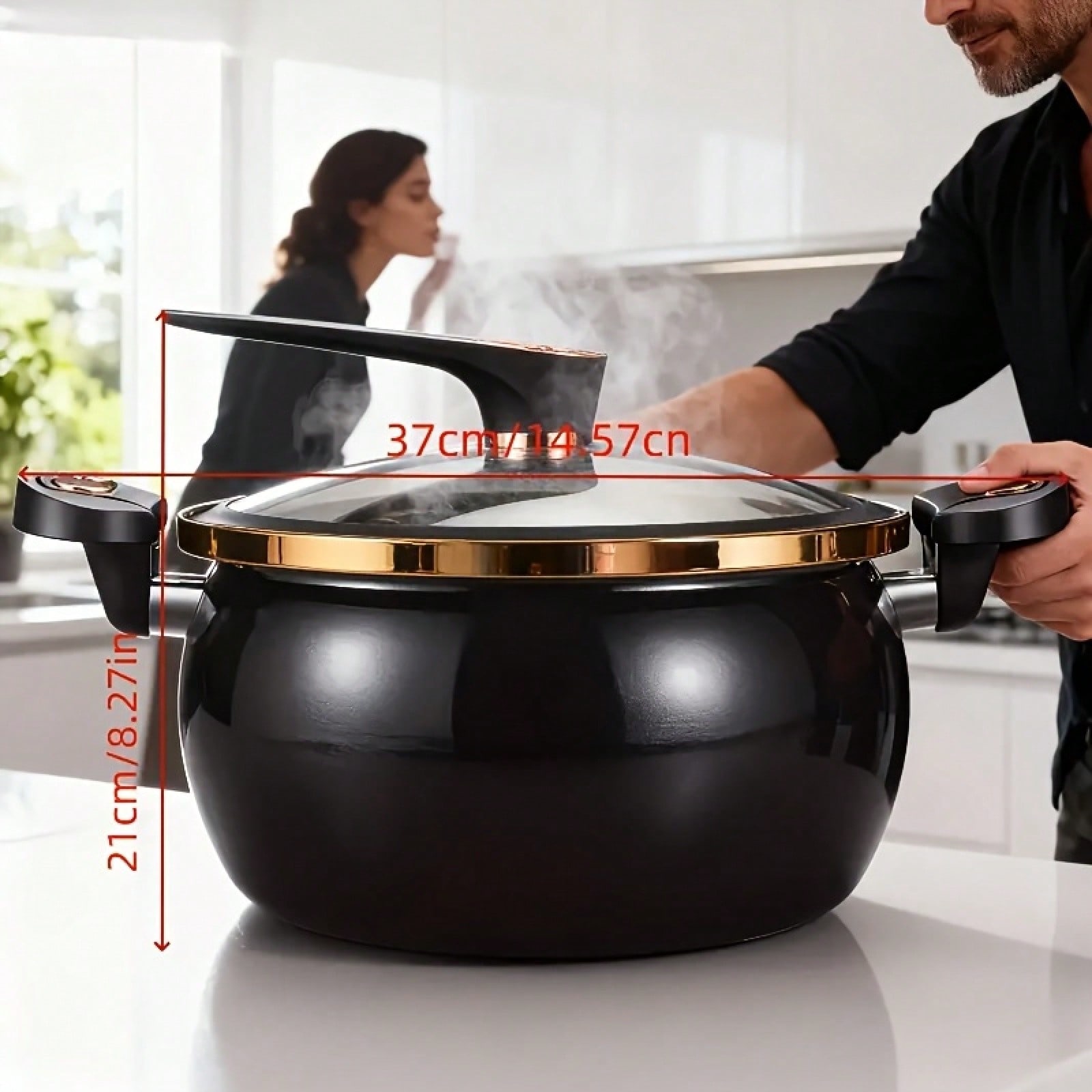 1 Stück Großer 8,45QT Antihaft – Home Cooking Fast Foods Bewertung und Preis
