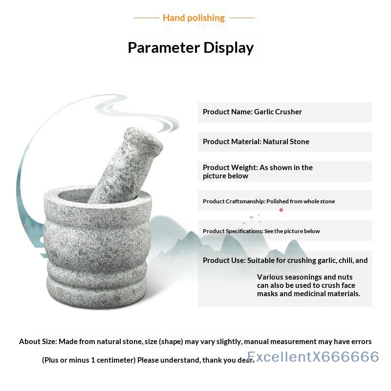 Natürliches Granit-Stößel-und- – Mortar Pestle Granite Bewertung und Preis