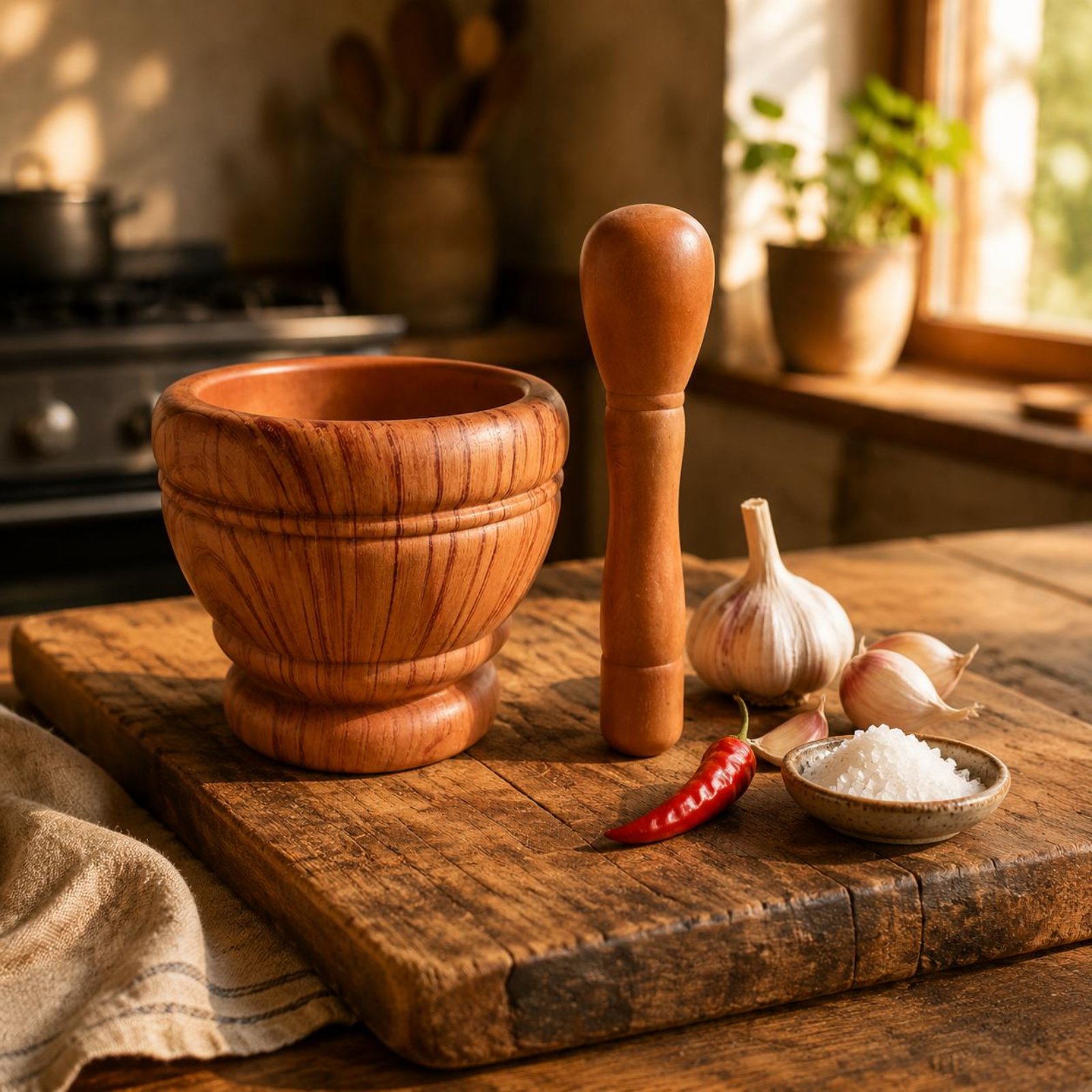 Knoblauchmörser und -stößel, l – Mortar Pestle Granite Bewertung und Preis